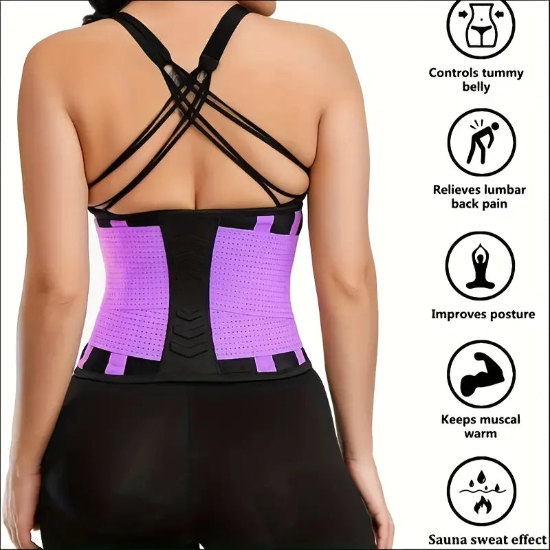 ProSlim Waist Trainer Belt - Adjustable, Breathable, Comfortable Body Shaper for Women and Men