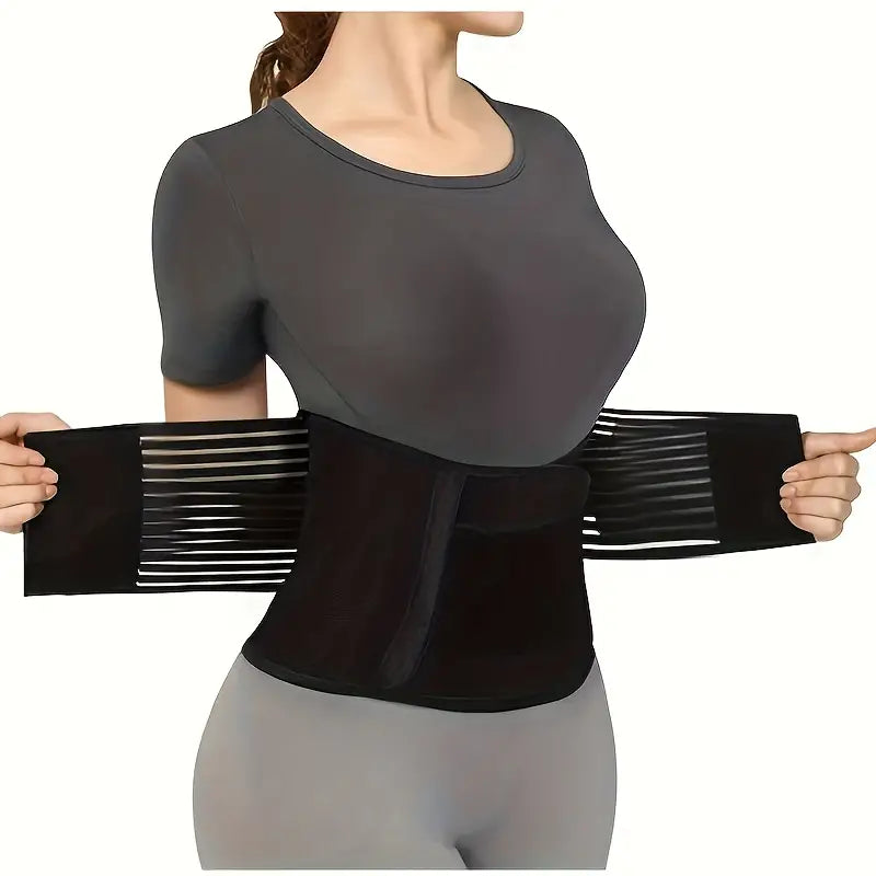 ProSlim Waist Trainer Belt - Adjustable, Breathable, Comfortable Body Shaper for Women and Men